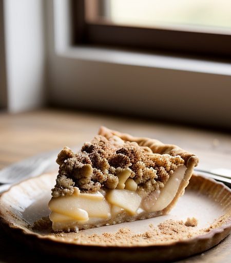 Cheddar Crumble Apple Pie recipe image