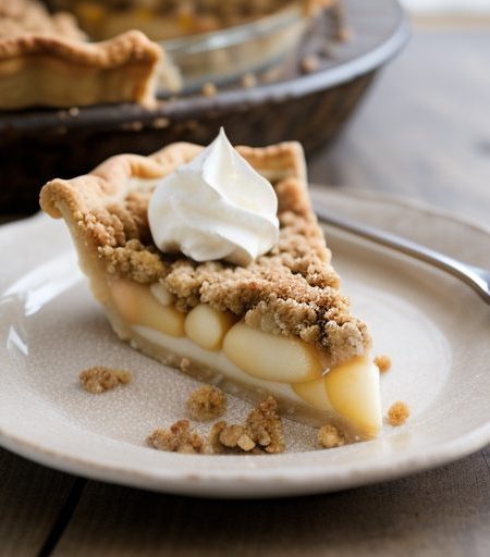 Cheddar Crumble Apple Pie recipe image