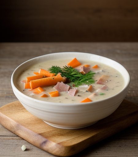 Cheddar Ham Chowder recipe image