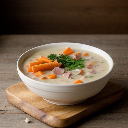 Cheddar Ham Chowder recipe image