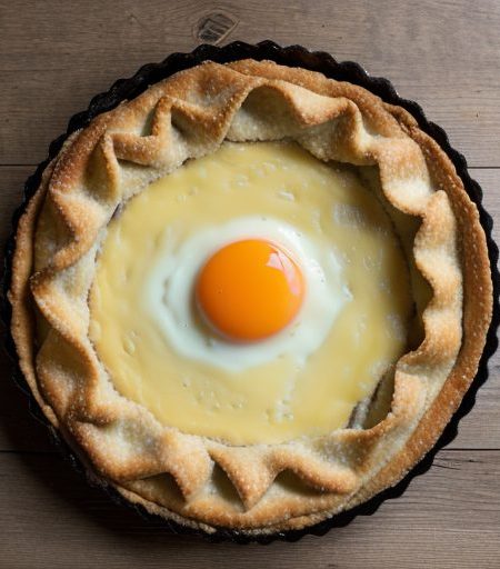 Cheddar-Olive Tart recipe image