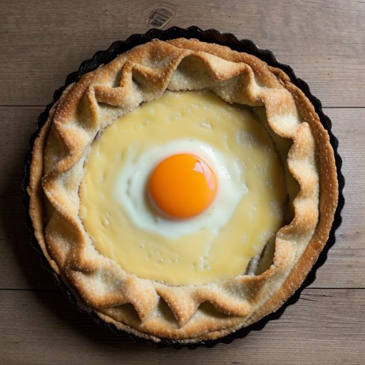 Cheddar-Olive Tart recipe image