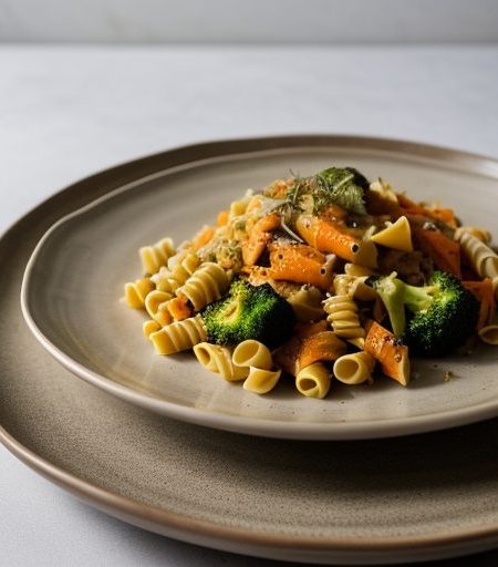 Cheddar Pasta & Vegetables recipe image