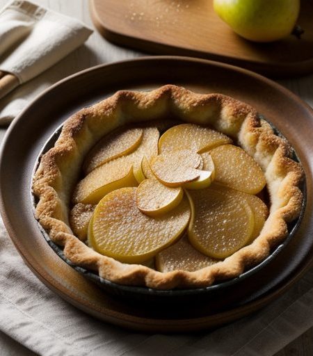 Cheddar Pear Cobbler recipe image