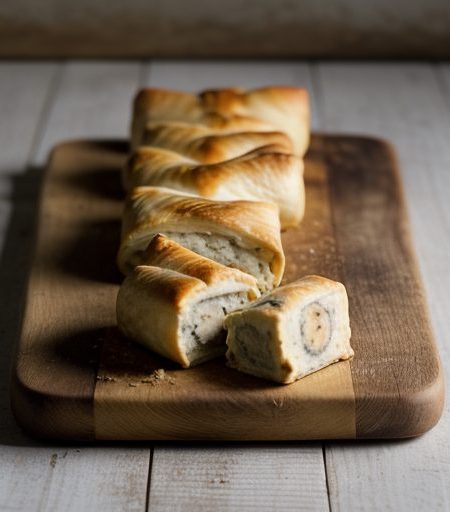Cheddar-Sausage Rolls recipe image
