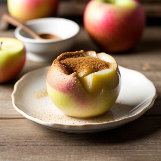 Cheddar-Topped Baked Apples recipe image