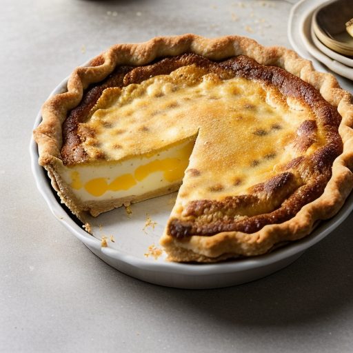 Chedddar Cheese Pie recipe image