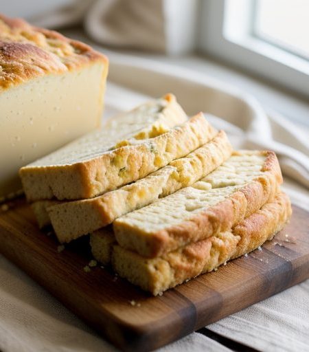Chedder Cheese Casserole Bread recipe image