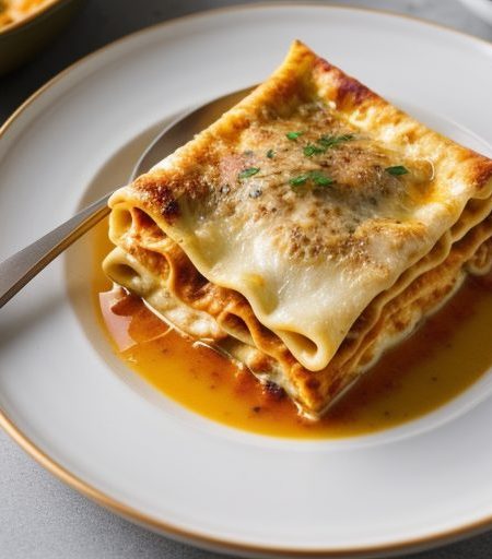 Cheese Chicken Lasagne recipe image
