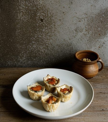 Cheese-Chile Rice Cups recipe image