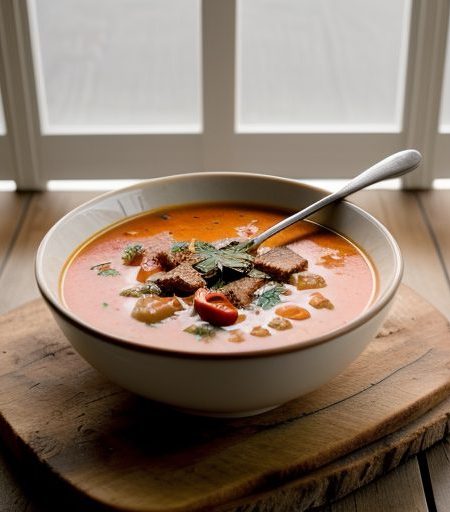 Cheese & Chili Soup recipe image