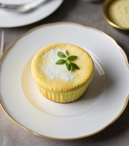 Cheese-Garlic Souffle recipe image