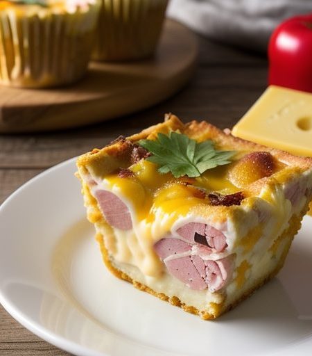 Cheese & Ham Strata recipe image