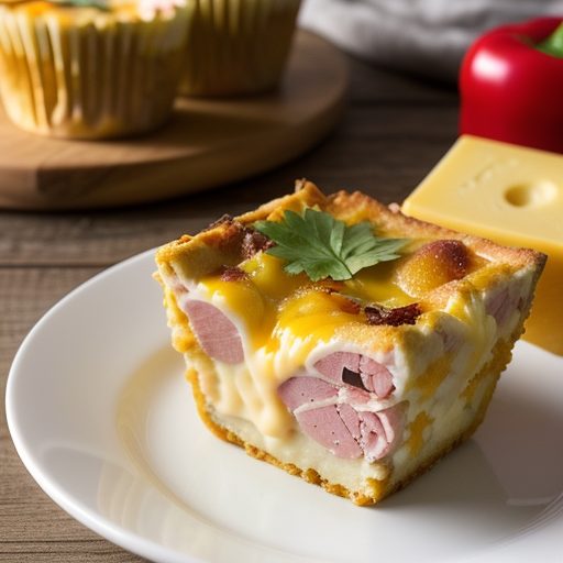 Cheese & Ham Strata recipe image