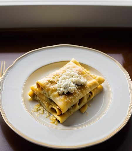 Cheese Manicotti Florentine recipe image