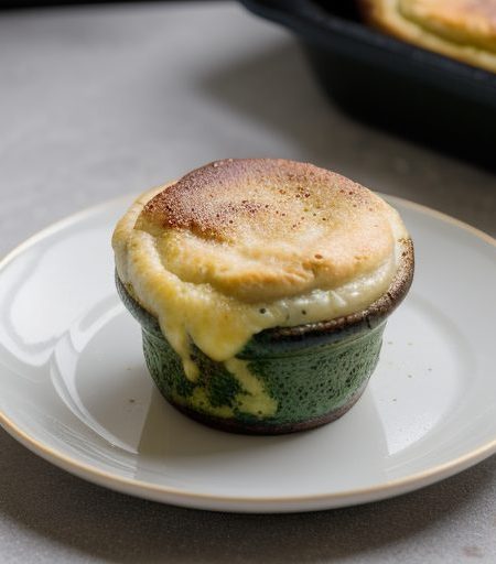 Cheese Mushroom Souffles recipe image