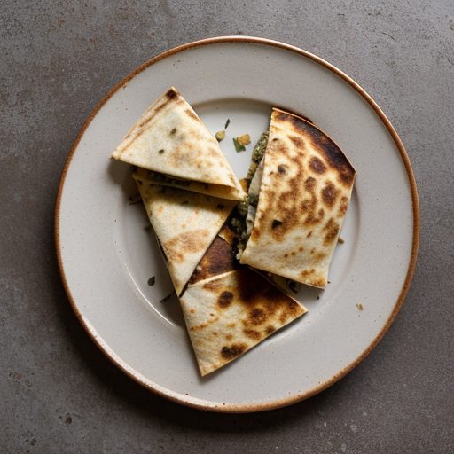 Cheese & Poblano Quesadillas recipe image