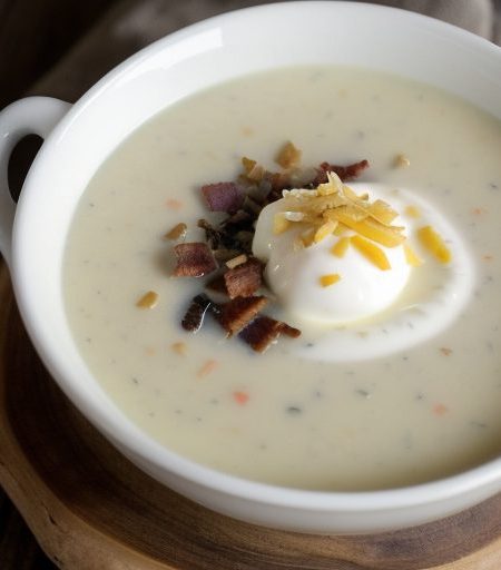 Cheese & Potato Wild Rice Soup recipe image