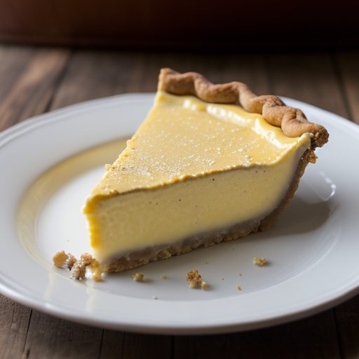 Cheese Pudding Pie recipe image