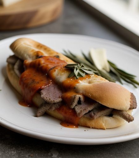 Cheese Steak~ Pizza Steak~ Pepper Steak Sandw recipe image