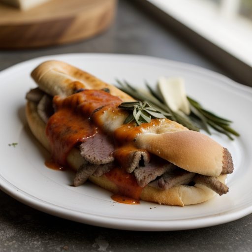 Cheese Steak~ Pizza Steak~ Pepper Steak Sandw recipe image
