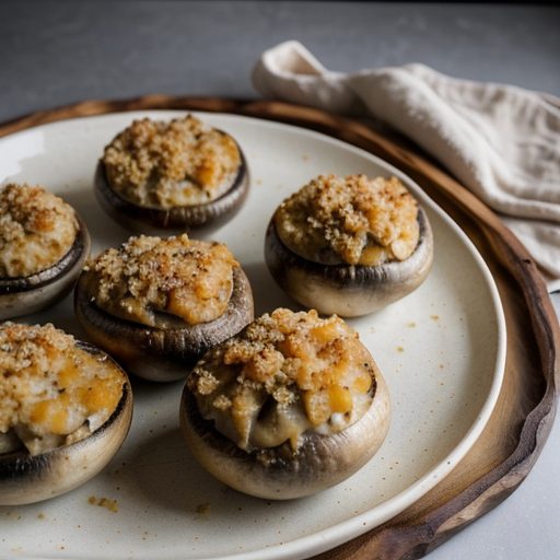 Cheese-Stuffed Mushrooms - Nsvhol recipe image