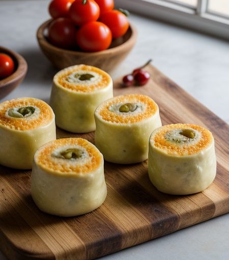 Cheese Stuffed Rolls recipe image