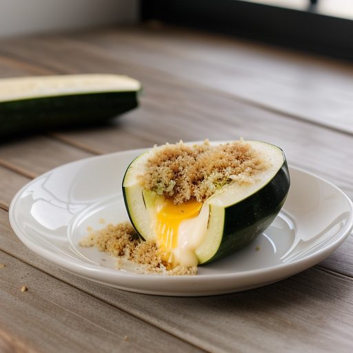 Cheese Stuffed Zucchini recipe image