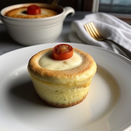 Cheese & Tomato Souffles recipe image