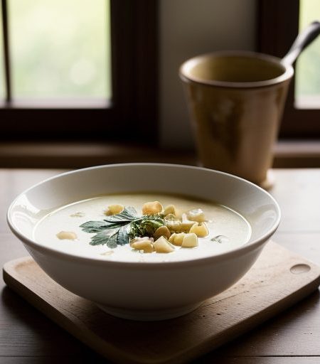 Cheese & Trees Soup recipe image