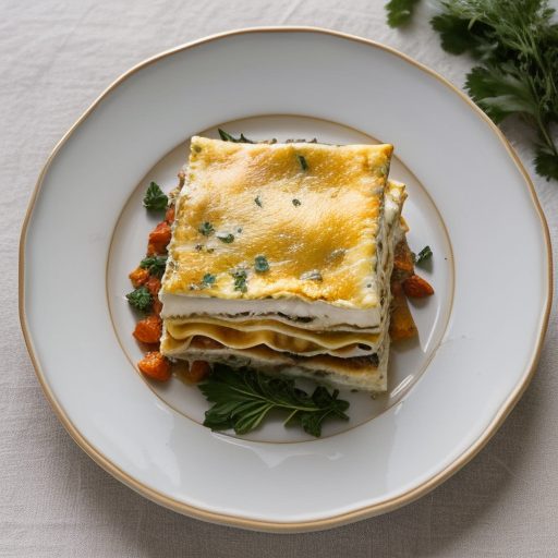 Cheese & Vegetable Lasagna recipe image