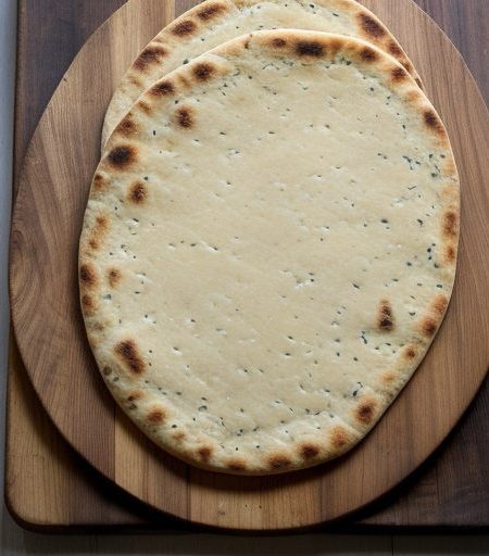 Cheese and Herb Flat Bread recipe image