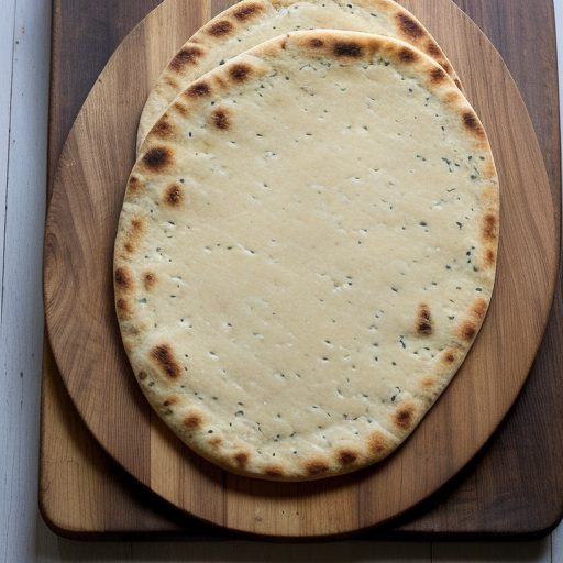 Cheese and Herb Flat Bread recipe image