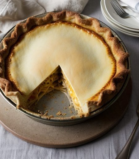 Cheese and Pasta Pie recipe image