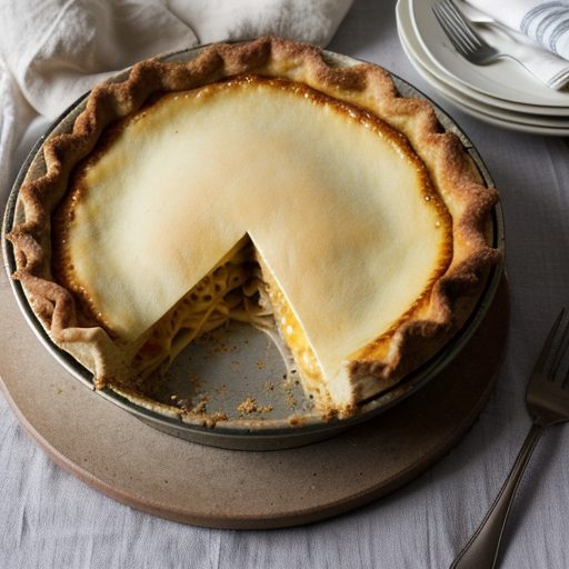 Cheese and Pasta Pie recipe image