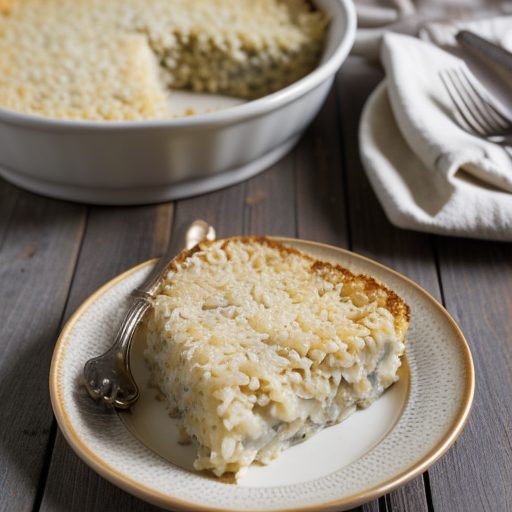 Cheese and Rice Casserole recipe image