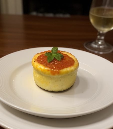 Cheese and Tomato Souffles recipe image