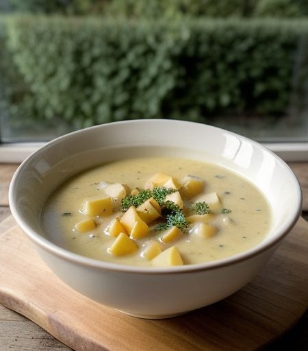 Cheese and Trees Soup recipe image