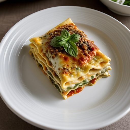 Cheese and Vegetable Lasagne recipe image