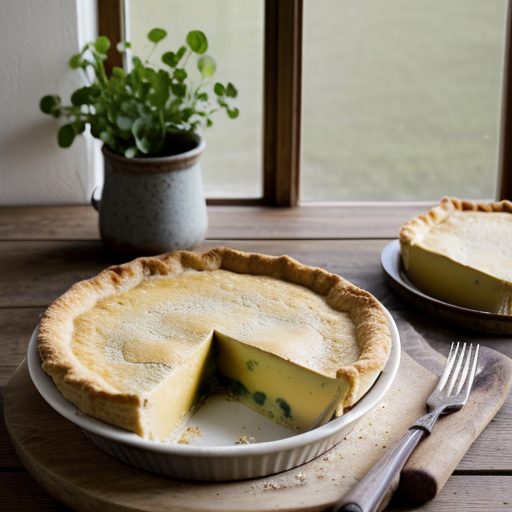 Cheese and Watercress Pie recipe image