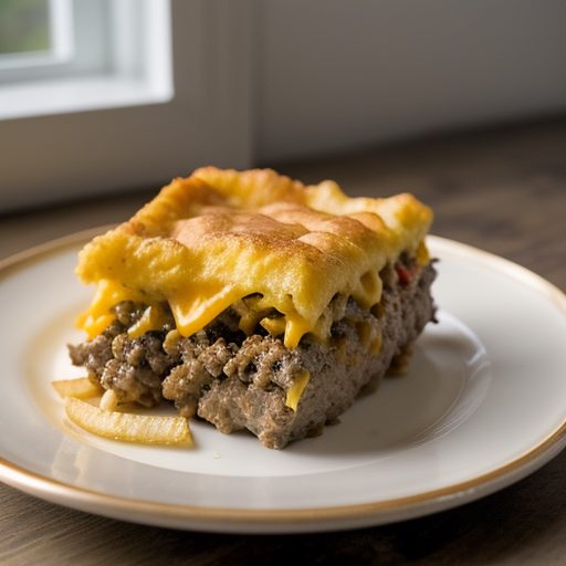 Cheeseburger 'N Fries Casserole recipe image