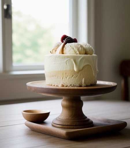 Cheesecake Ice Cream (Riv Pe recipe image