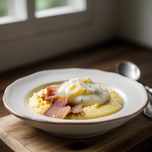 Cheesy Bacon Grits recipe image