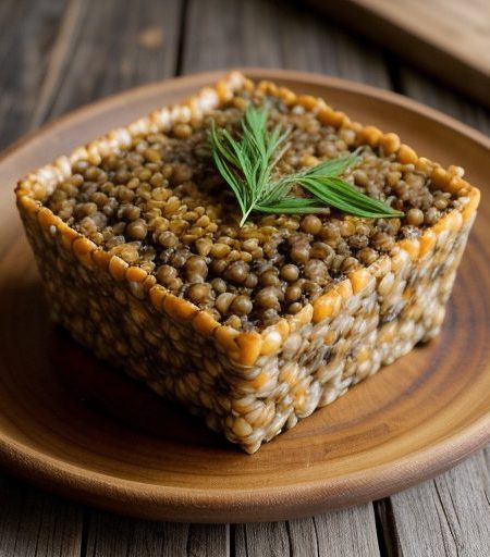 Cheesy Barley-Lentil Casserole (4 PTS recipe image