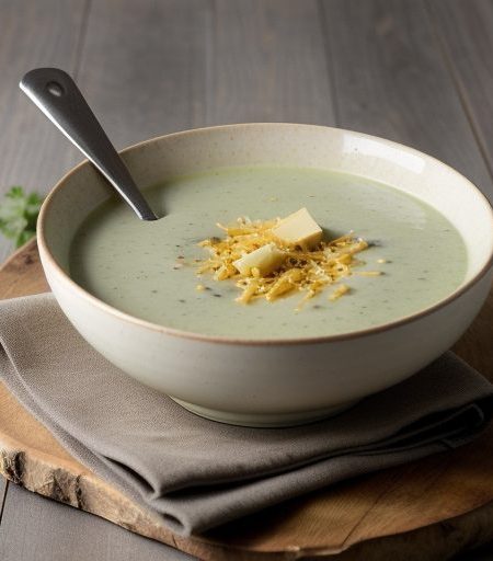 Cheesy Broccoli Soup recipe image