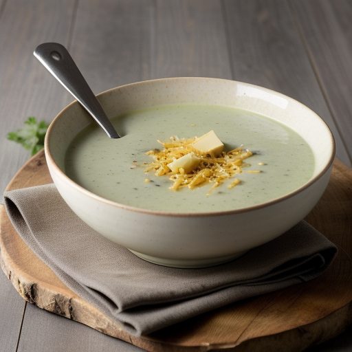 Cheesy Broccoli Soup recipe image