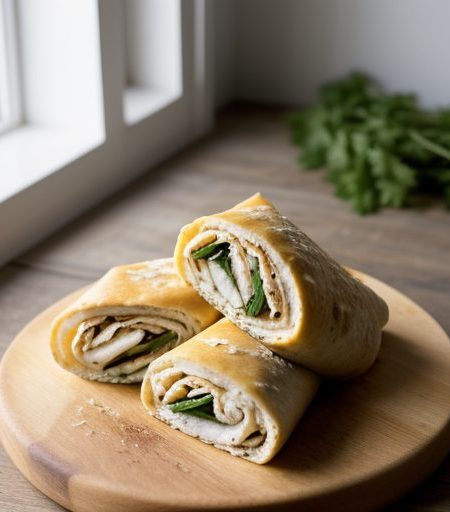 Cheesy Chicken Rolls recipe image
