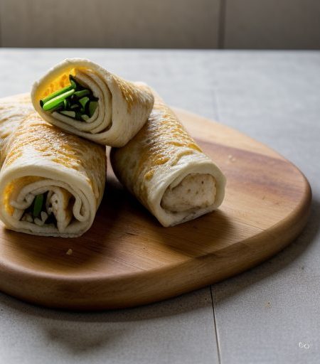 Cheesy Chicken Rolls recipe image