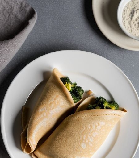 Cheesy Garden Tuna-Filled Crepes (Microwave R recipe image