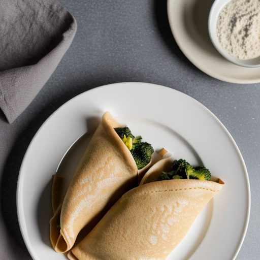 Cheesy Garden Tuna-Filled Crepes (Microwave R recipe image